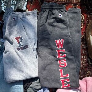 Champion Gray Wesleyan Sweatpants